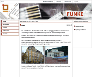 funkebau.com: funkebau.com - Home
Funke Bautenschutz - Ihr Ansprechpartner für anspruchsvolle Sanierungsarbeiten und Hausbau. Wir bauen Einzelhäuser, Doppelhaushälften zu einem sehr guten Preis-Leistungsverhältnis. Sanierungsarbeiten werden mit jahrelanger Erfahrung gewissenhaft, schnell und hochprofessionell durchgeführt., Seit über 20 Jahren ist Funkebau Ihr Qualitätspartner im Haubau. Als Bauträger bündelt FUNKEBAU Erfahrung und Kompetenz bei zahlreichen Projekten. Nationale und internationale Bauprojekte zeugen von Kompetenz und Schnelligkeit.Funkebau steht für qualitativ hochwertigen Hausbau und intensive Kundenbetreuung sk2G2Jkr24EAy7mJVmK354zEkhCyendtby7F  LzQnc=