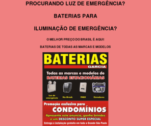 luzdeemergencia.net: ..:: Luz de Emergência  ::.. Baterias para Iluminação de Emergência de todas as Marcas
