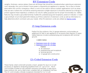 rvextensioncords.com: RV Extension Cord | Extension Cord | 15, 30, 50 amp RV extension cords
RV Extension cord, Extension Cord, RV Extension cable, Extension cable, 15 amp RV Extension Cord, 30 amp RV Extension Cord, 50 amp RV Extension Cord