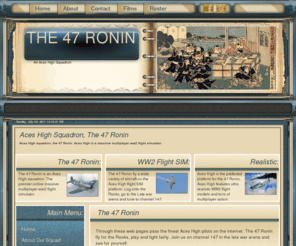 the-47-ronin.org: Aces High Squadron, The 47 Ronin
place a description for your webpage here