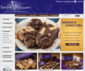 brownie.com: Fairytale Brownies, Gourmet Belgian Chocolate Brownies
Fairytale Brownies: Premium, all-natural gourmet brownie gifts. Handcrafted gourmet brownies inlcude: Caramel, Chocolate Chip, Cream Cheese, Espresso Nib, Mint Chocolate, Peanut Butter, Pecan, Raspberry Swirl, Toffee Crunch, Walnut and White Chocolate. Fairytale Brownies delivers a meaningful gift with superior quality.
