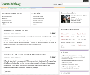 economiabolivia.org: Bienvenido: Economía Bolivia, Análisis y Estadísticas
Economía de Bolivia, Análisis y Estadísticas 2011