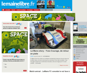 maine-libre.com: lemainelibre.fr | l'actualité de la Sarthe : Le Mans, Sablé, La Flèche, La Ferté-Bernard, LE MANS FC, MSB...
Faits-divers, portraits, loisir, LEMANS FC, MSB, 24h du Mans, vidéos... Retrouvez toute l'actualité de la Sarthe.