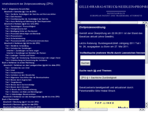zivilprozessordnung.de: Zivilprozessordnung
Zivilprozessordnung (ZPO)