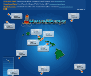 hawaiibuoys.com: Hawaii Buoy Reports and Map
View current easy to read buoy reports from around the Hawaiian islands, useful for checking Hawaii surf information.