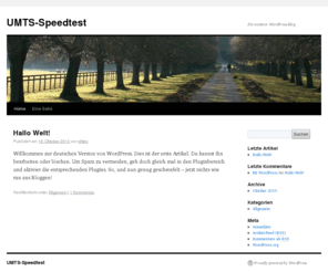 umts-speedtest.net: UMTS-Speedtest | Ein weiterer WordPress-Blog
