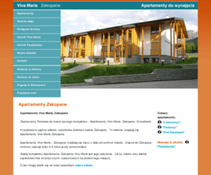 apartamenty-zakopane.com.pl: Apartamenty Zakopane
Apartamenty Zakopane - luksusowe apartamenty do wynajęcia, Apartamenty Vivamaria Zakopane, sauna, jaccuzi, basen