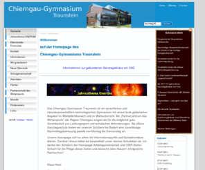 chgtraunstein.de: Chiemgau-Gymnasium Traunstein | Startseite
Startseite