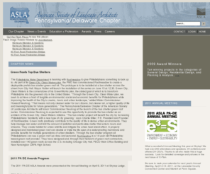 landscapearchitects.org: Pennsylvania / Delaware Chapter of the ASLA - Home
PA/DE Chapter ASLA
