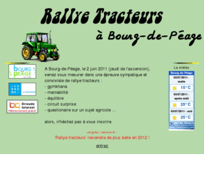 rallyetracteurs.com: Rallye tracteurs
Rallye tracteurs Bourg de Péage