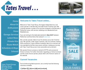 tates-travel.com: Welcome to Tates Travel online...
Tates Travel Group - Moving you across Yorkshire...