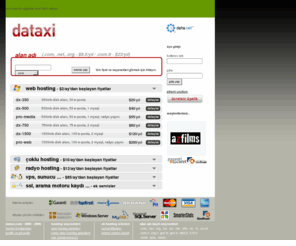 dataxi.com: hosting - dataxi.com / web'de yaşam var // web hosting, alan adı, sunucu servisleri
web hosting, asp hosting, asp.net hosting, php hosting, radyo hosting, alan adı kayıt, ssl, sunucu kiralama, vps