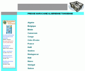 presse-az.com: PRESSE FRANCOPHONE AZ
PRESSE AZ Toute la presse francophone, la presse algerienne, la presse tunisienne,la 

presse francaise, quebecoise,belge...annuaire de la presse francophone