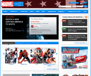 seeplay.net: Marvel.com: The Official Site | Iron Man, Spider-Man, Hulk, X-Men, Wolverine and the heroes of the Marvel Universe.Comics,  News, Movies and Video Games | Marvel.com
Enter Marvel.com, the best place to connect with other fans and get news about comics&#039; greatest super-heroes: Iron Man, Thor, Captain America, the X-Men, and more.
