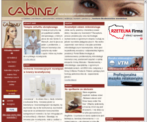 cabines.pl: Cabines - profesjonalne czasopismo kosmetyczne
profesjonalne czasopismo kosmetyczne