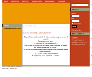 liceocentrodeportivo.com: LICEO CENTRO DEPORTIVO - Liceo Centro Deportivo
Joomla - sistema de gerencia de portales dinámicos y sistema de gestión de contenidos