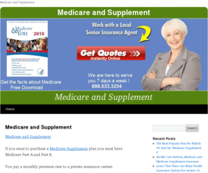 medicareandsupplement.com: Medicare and Supplement
Medicare and Supplement