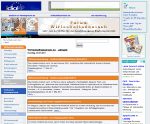 deutsch-fuer-den-beruf.info: Forum Wirtschaftsdeutsch im Internet
Forum Deutsch als Fremdsprache