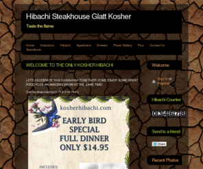 kosherhibachiny.com: Hibachi Steakhouse Glatt Kosher - Home
The one and only Glatt Kosher Hibachi in the united states