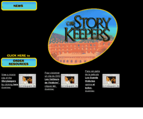 storykeepersedu.com: Storykeepers!
Storykeepersedu.com is the OFFICIAL site for purchasing 'The Storykeepers' - the
popular Children's animated television series.  Only on this site can you
purchase video and textbook teaching resources of this outstanding modern
video exposition of the gospels. The hope-giving stories and parables of
Jesus are told in the course of the exciting adventures, including the
passion narrative from the Gospel of Mark