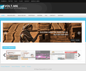 volt.mk: volt.MK Web Development & Design
volt.MK - voltDIZAJN.COM // War For Selfexistence - Web Development Company