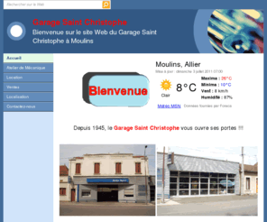 garage-st-christophe.net: Garage Saint Christophe à Moulins (03000)
Le Garage Saint Christophe à Moulins vous présente ses nombreux services