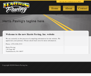 harrispavinginc.com: Welcome to the new Harris Paving, Inc. website | Harris Paving, Inc.
