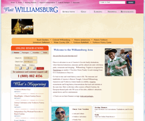historictriangleartsmap.com: VisitWilliamsburg.com ::
        Welcome
Plan and book your perfect Williamsburg Virginia Vacation at the official site for Americaâs Historic Triangle. 