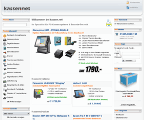 kassen-software.com: kassen.net - Kassensysteme und Barcode-Technik
kassen.net ist Spezialist für zuverlässige und durchdachte Kassensysteme, Kassensoftware und Barcode Scanner für Handel, Handwerk, Industrie und Gewerbe.