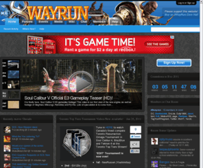 8wayrun.com: 8WayRun.Com - Soulcalibur Community
A Tournament Competitive Community for the Soulcalibur series