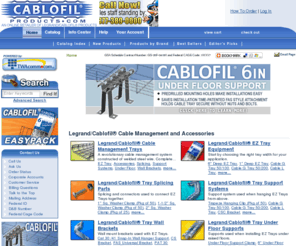 cablofilproducts.com: Telephones - CablofilProducts.com
Dedicated to providing Cablofil cable management equipment and all accessories used with it.