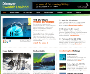 discoverlapland.co.uk: Discover Lapland: Experience a holiday to Swedish Lapland
Lapland holidays: Experience the stunning scenery and unspoilt wilderness of Swedish Lapland