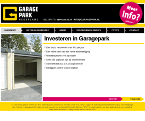 beleggen-in-onroerend-goed.nl: Beleggen in onroerend goed
Beleggen in onroerend goed met een bruto rendement van 9% per jaar bij GaragePark