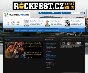 kralovskakadan.cz: královská Kadaň .cz - město Kadaň na internetu - královská Kadaň.cz - Kadaň na internetu
Zprávy z Kadaně! Aktuální informace, zprávy, zpravodajství, videoreportáže. Osmnáctitisícové město Kadaň se nachází v regionu severozápadních Čech. Jeho bohatá historie sahá až do 4. století před Kristem. Vrcholného rozkvětu zaznamenala Kadaň za vlády císaře Karla IV. Důkazem je i to, že město dvakrát navštívil.