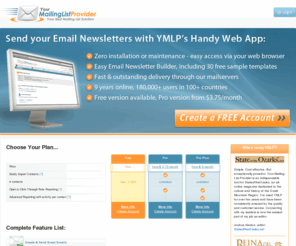 ymlp136.com: Email Marketing Software - YMLP
Manage, send & track your email newsletter with YMLP's easy-to-use email newsletter software.  Create a FREE account and send your email campaign within minutes.
