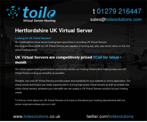 ukvirtualserver.co.uk: UK Virtual Servers
UK Virtual Servers, our virtual servers provide a low cost way to have your own UK Virtual Server without the server hardware costs.