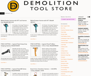 demolitiontoolstore.com: Demolition Tool Store — Demolition Tools for the Demolition Experts
Demolition Tools for the Demolition Experts