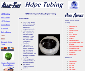 hdpe-tubing.com: HDPE Plastic Tubing - Coiled
HDPE Tubing and Spira Tubing> 
<meta name=