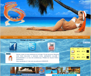 infinitoproducciones.com: Infinito Producciones - Cubagua, Coche, Los Frailes - Paquetes - Hoteles
VIAJES EN YATES Y VELEROS ALQUILER DE EMBARCACIONES EN GENERAL EL MEJOR SERVICIO Y PRECIO , HABITACIONES Y PAQUETES TURISTICOS PARA ISLA DE MARGARITA ISLA DE COCHE, ISLA CUBAGUA, ISLA LOS FRAILES.