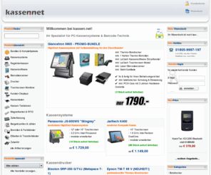 kassen-hardware.com: kassen.net - Kassensysteme und Barcode-Technik
kassen.net ist Spezialist für zuverlässige und durchdachte Kassensysteme, Kassensoftware und Barcode Scanner für Handel, Handwerk, Industrie und Gewerbe.