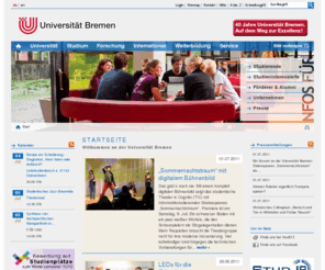 unibremen.com: Universität Bremen: Startseite
Willkommen auf den Webseiten der Universität Bremen. Die Startseite enthält aktuelle Meldungen und weist den Weg zu den Informationen zu Universität, …