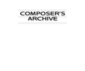 c-arc.com: COMPOSER'S ARCHIVE, Inc.
 Japanese Sheet music (BIN Kaneda) OnDemand Publishing,OnLine Shopping. 日本の現代音楽・吹奏楽（兼田敏を中心）の楽譜オンデマンド出版、オンライン販売