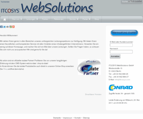 itcosys.com: ITCOSYS WebSolutions GmbH
Preiswerte Webseitenerstellung