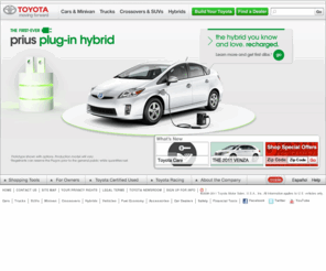toyotaheadquarters.com: Toyota Cars, Trucks, SUVs & Accessories
Official Site of Toyota Motor Sales - Cars, Trucks, SUVs, Hybrids, Accessories & Motorsports.