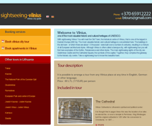 vilnius-city-tour.com: Vilnius City Tour
Tours from any Vilnius place at any time in English, German or other language. 
