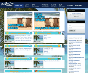 etaturs.rs: Eta Tours ponuda
Turistička agencija ETA Turs, Beograd