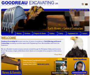 goodreauexcavating.com: Excavating Contractors Chatham-Kent | Excavating Company Windsor / Essex
Goodreau Excavating Ltd. is Chatham-Kent and Windsor, Essex's premiere excavating Contractor