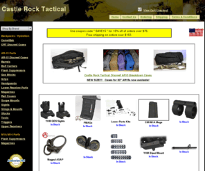 castlerockoutdoors.com: Castle Rock Tactical
AR15 & M16 parts and accessories.  AR15 & M16 Discreet Breakdown Case.  