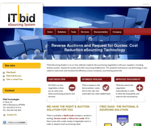 itquot.com: Reverse auction, RFQ, RFP. eTender - ITbid, Rational eSourcing Solution
reverse auction rfq rfp etender itbid rational. Includes reverse auction, RFQ, RFP and eTender-MRO purchasing negotiation for expense reduction