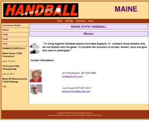 mainehandball.com: Maine Handball
Maine Handball